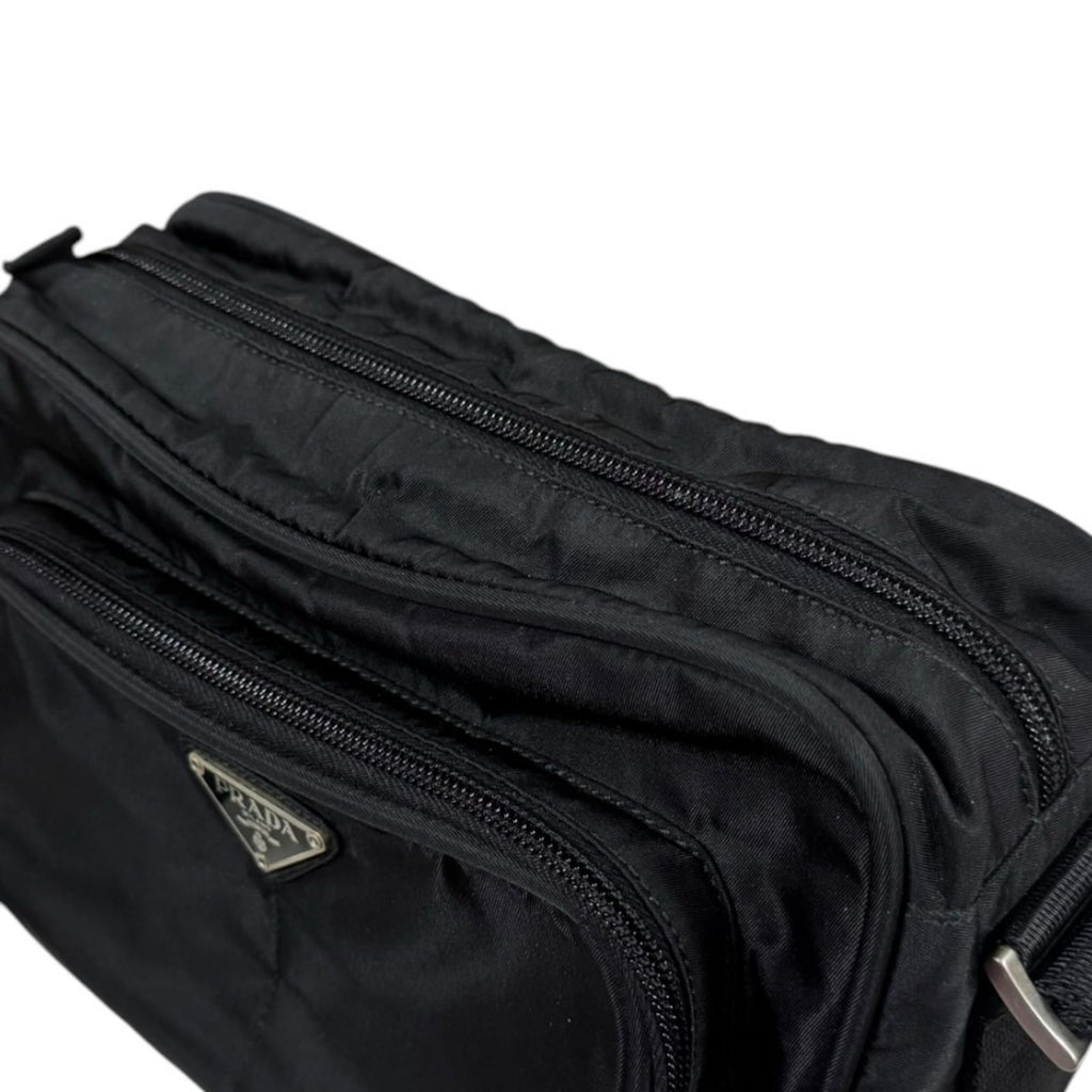 Prada Shoulder Bag Nylon Black — view 8