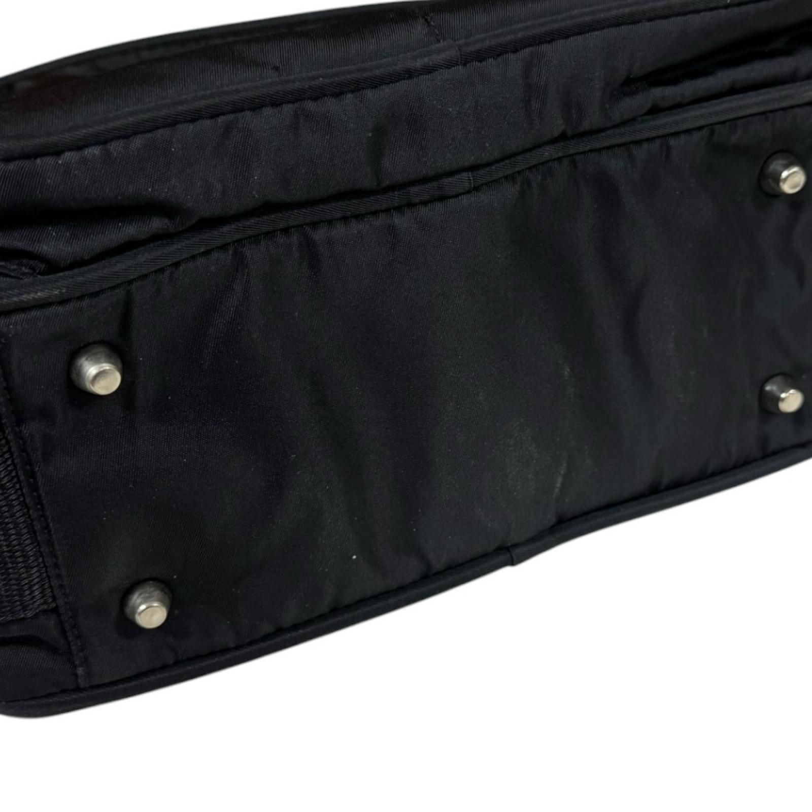 Prada Shoulder Bag Nylon Black — view 9