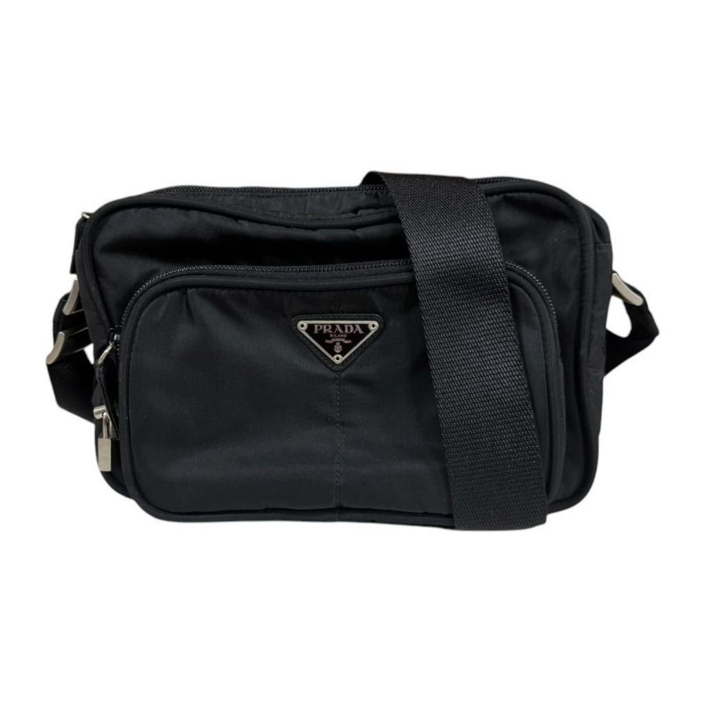 Prada Shoulder Bag Nylon Black