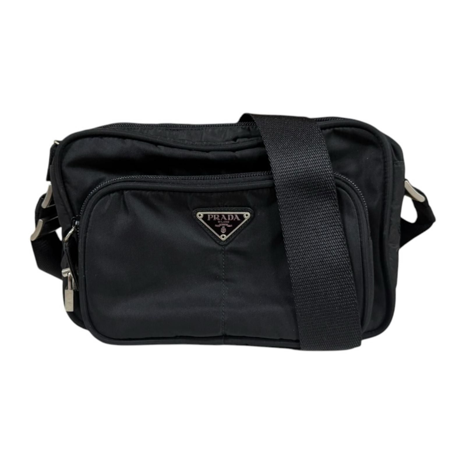 Prada Shoulder Bag Nylon Black