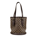 Louis Vuitton Marais Damier Shoulder Bag Canvas Brown — view 3