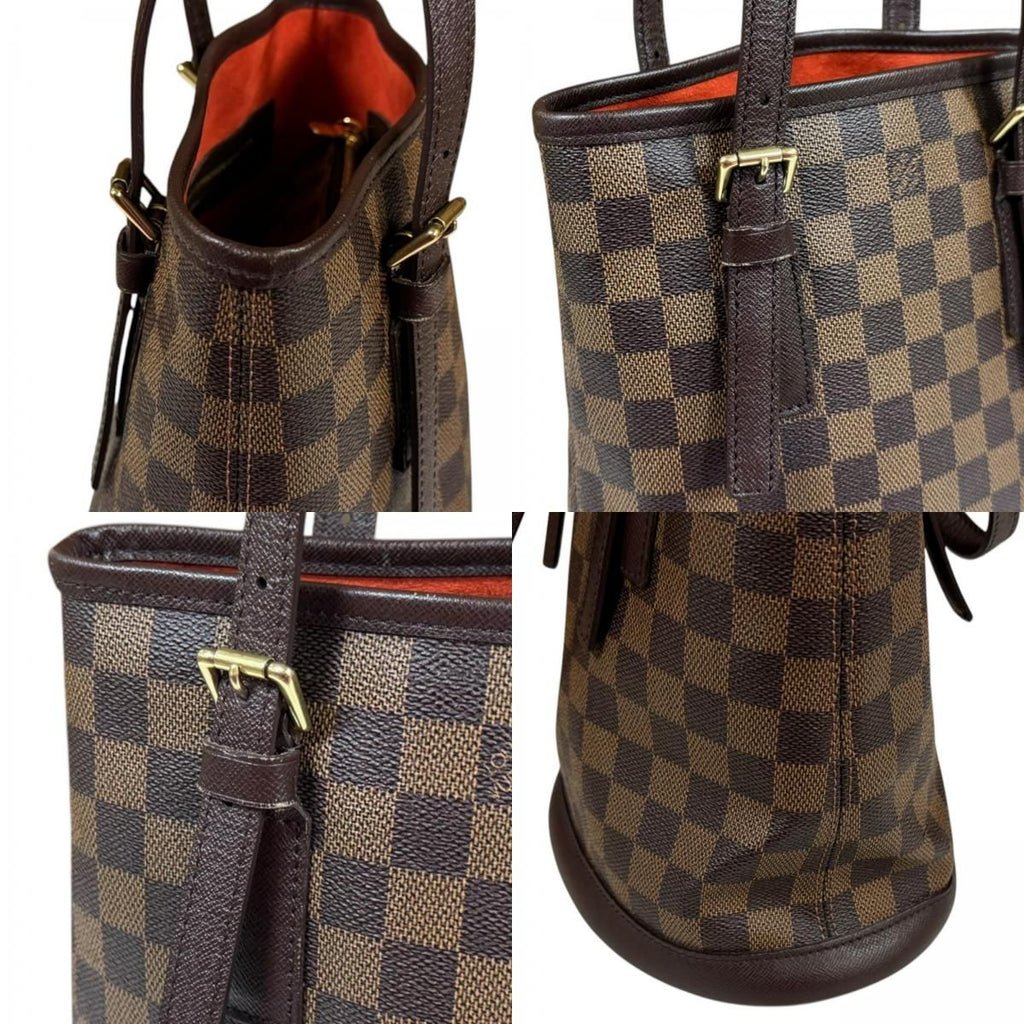 Louis Vuitton Marais Damier Shoulder Bag Canvas Brown — view 9