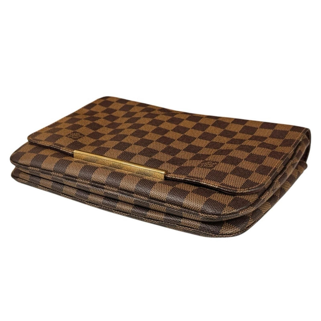 Louis Vuitton Hoxton GM Damier Shoulder Bag Canvas Brown — view 5