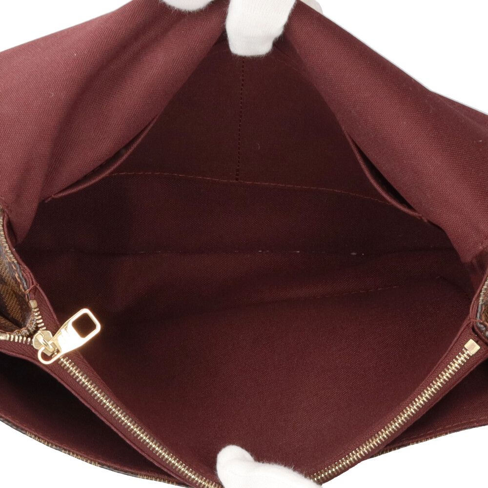 Louis Vuitton Hoxton GM Damier Shoulder Bag Canvas Brown — view 8