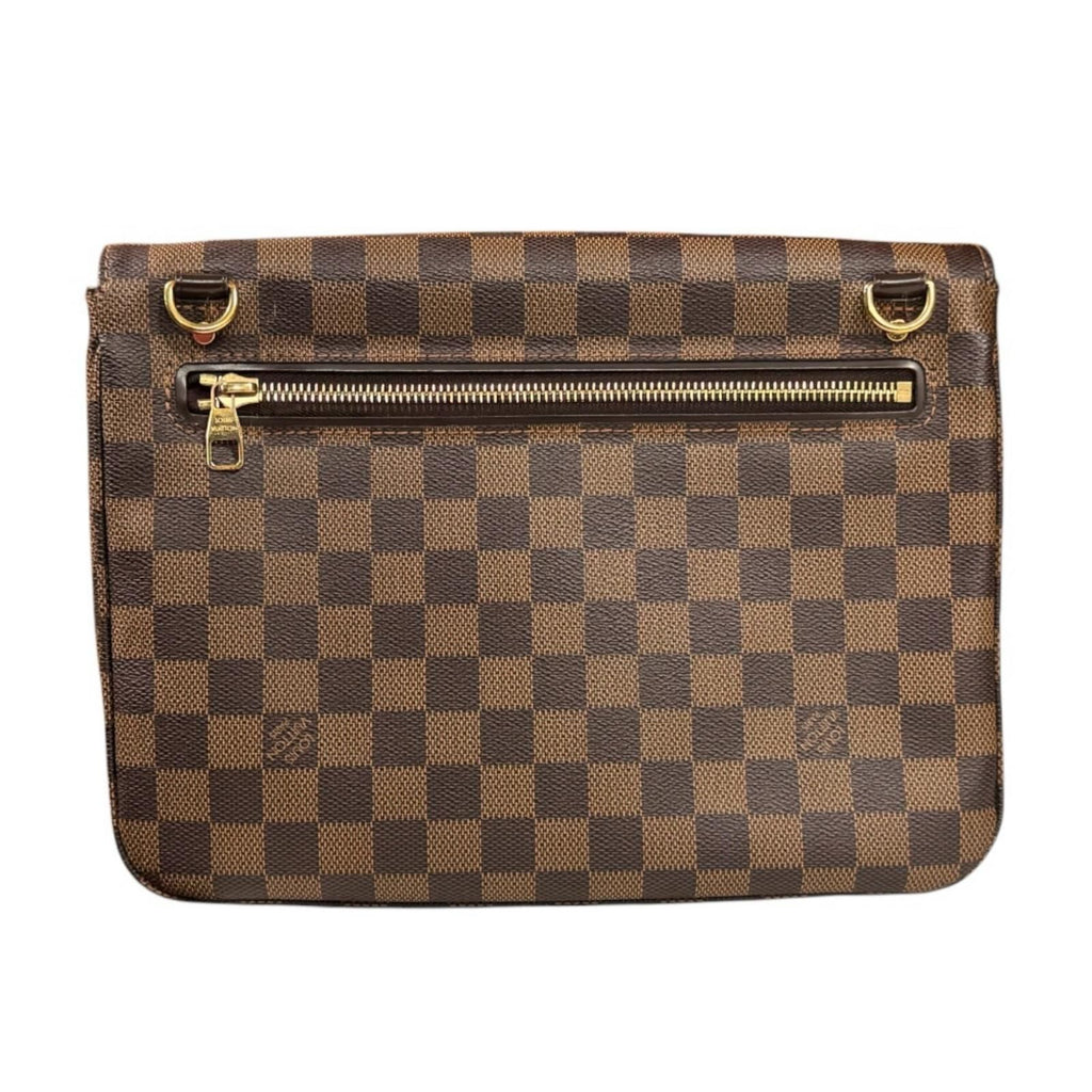 Louis Vuitton Hoxton GM Damier Shoulder Bag Canvas Brown — view 3