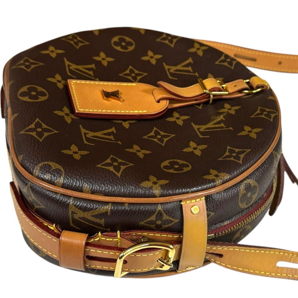 Louis Vuitton Boite Chapeau Speule MM LV Monogram Shoulder Bag Canvas Brown — view 7