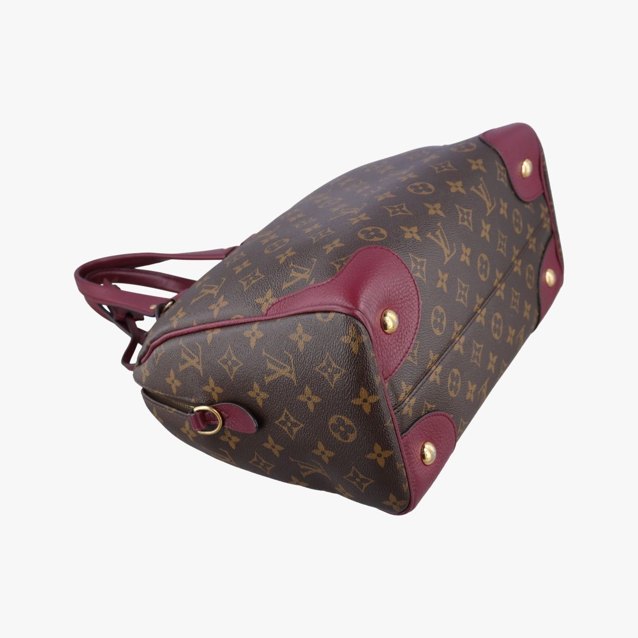 Louis Vuitton Retiro PM Monogram Brown Aurore Canvas Calf Leather Shoulder — view 5
