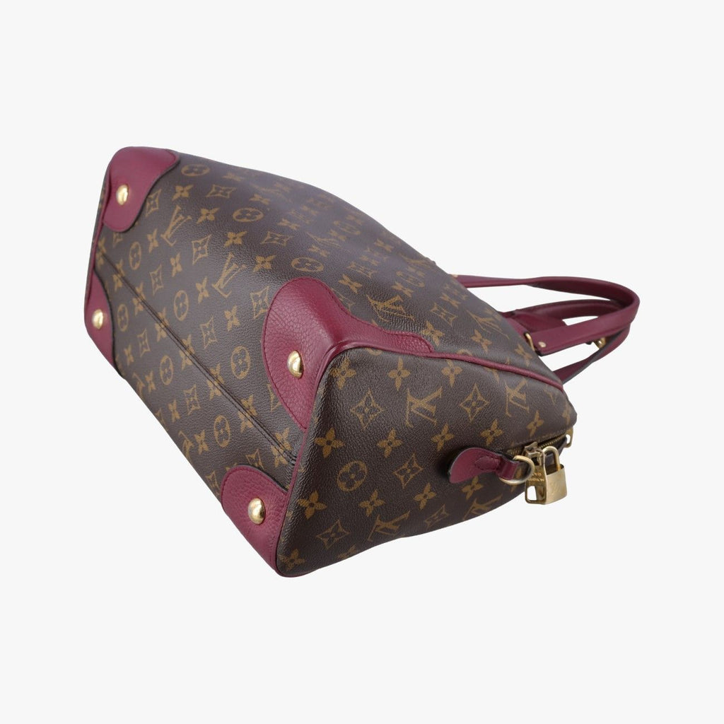 Louis Vuitton Retiro PM Monogram Brown Aurore Canvas Calf Leather Shoulder — view 4