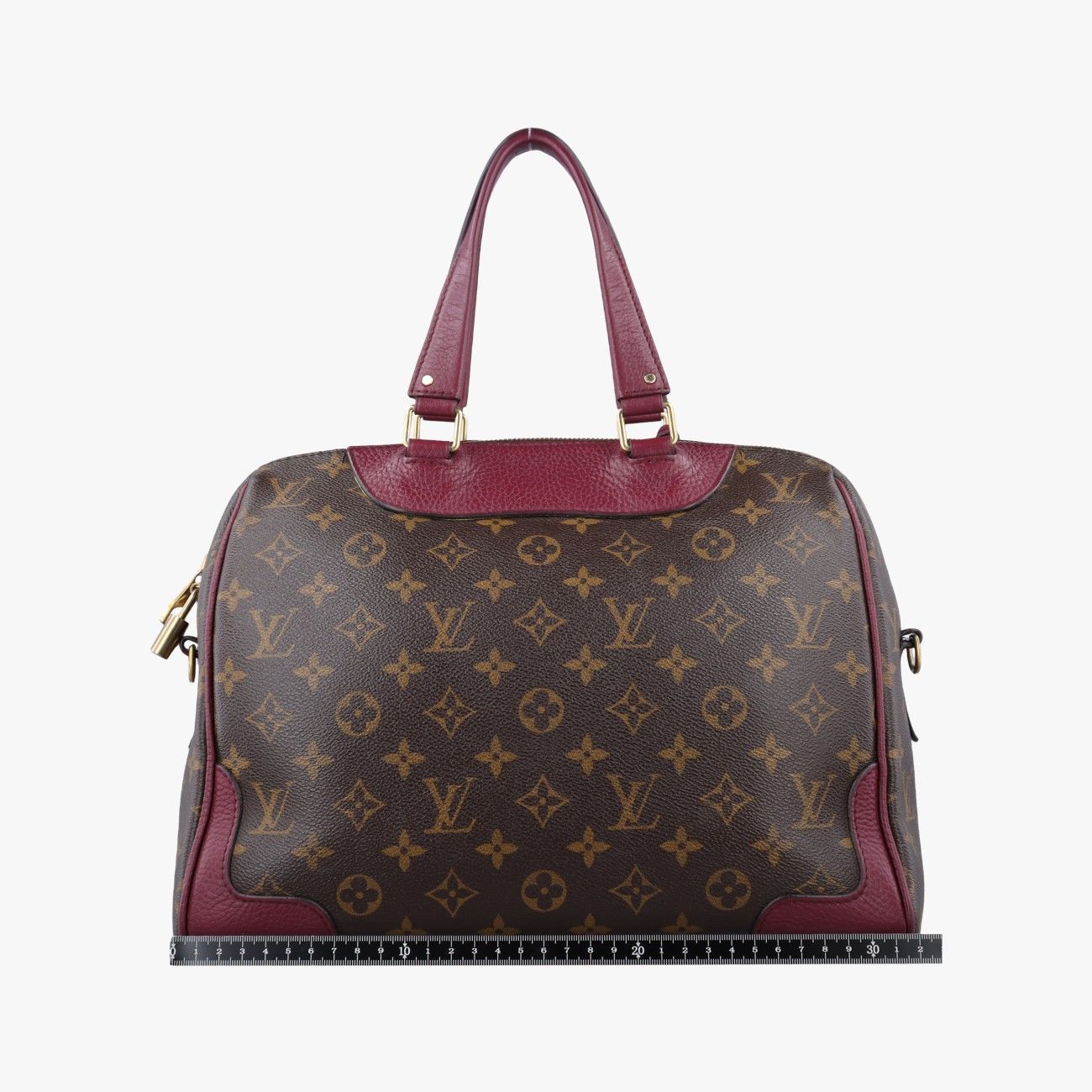 Louis Vuitton Retiro PM Monogram Brown Aurore Canvas Calf Leather Shoulder — view 2