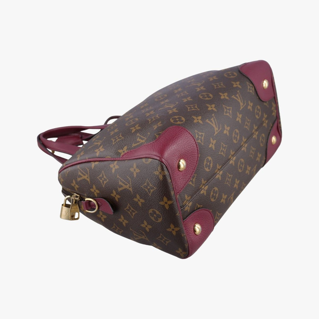 Louis Vuitton Retiro PM Monogram Brown Aurore Canvas Calf Leather Shoulder — view 7