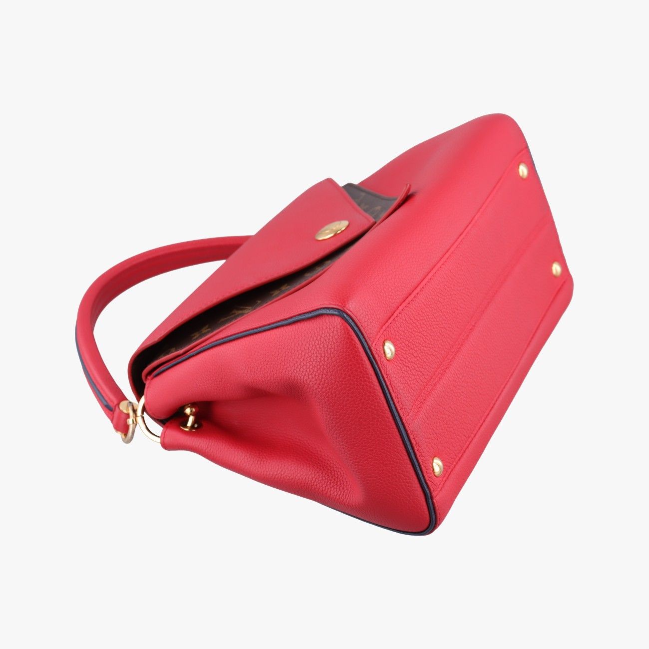 Louis Vuitton Double Ruby Monogram Canvas Calf Leather Shoulder — view 5
