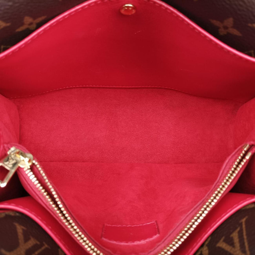 Louis Vuitton Double Ruby Monogram Canvas Calf Leather Shoulder — view 9