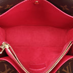 Louis Vuitton Double Ruby Monogram Canvas Calf Leather Shoulder — view 9