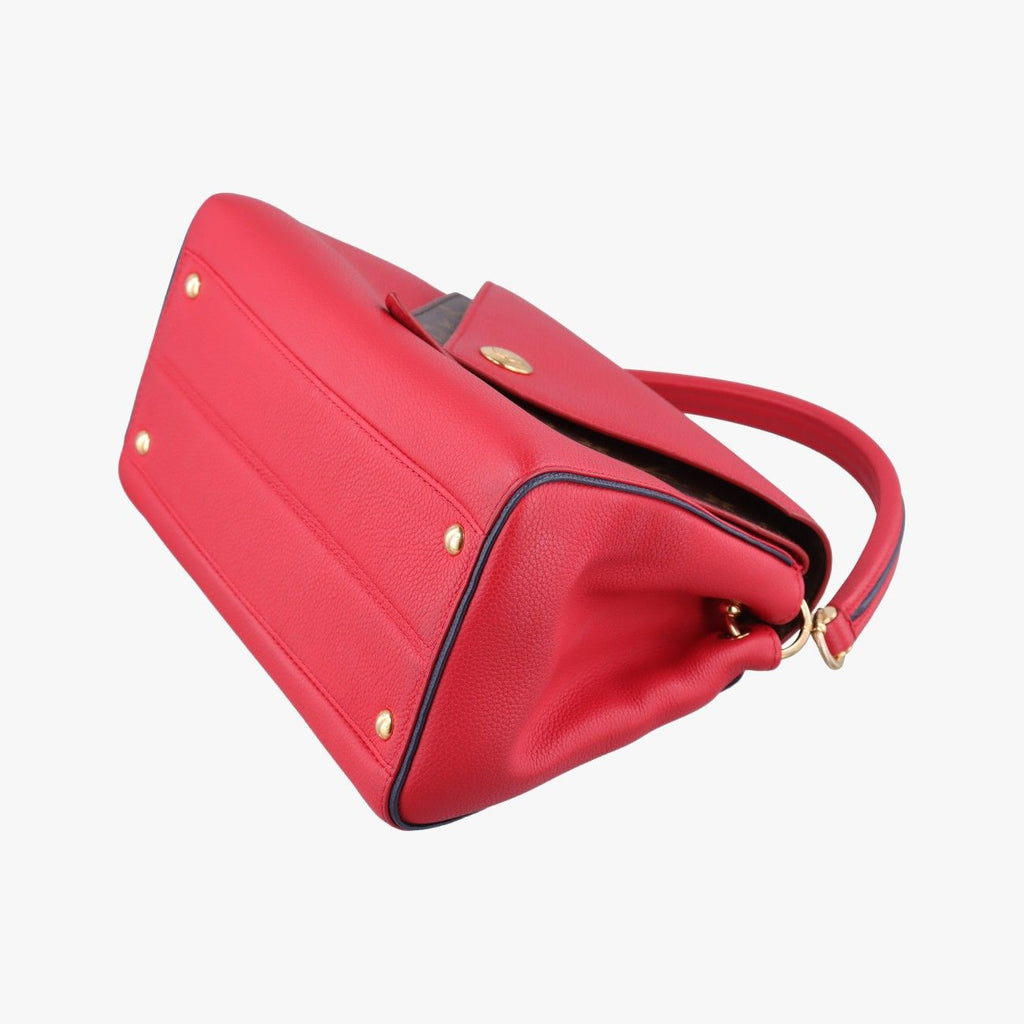 Louis Vuitton Double Ruby Monogram Canvas Calf Leather Shoulder — view 4