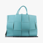 Bottega Veneta the Arco Tote Blue Lambskin — view 2
