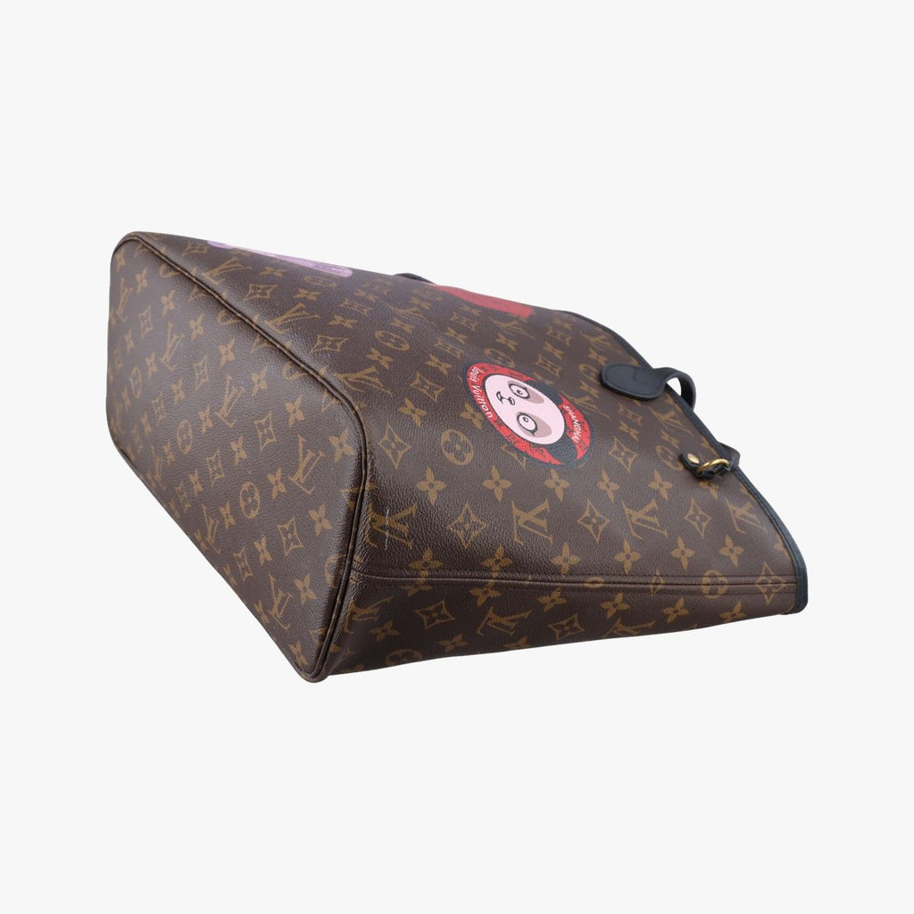 Louis Vuitton World Tour Neverfull MM Monogram Brown Canvas — view 4