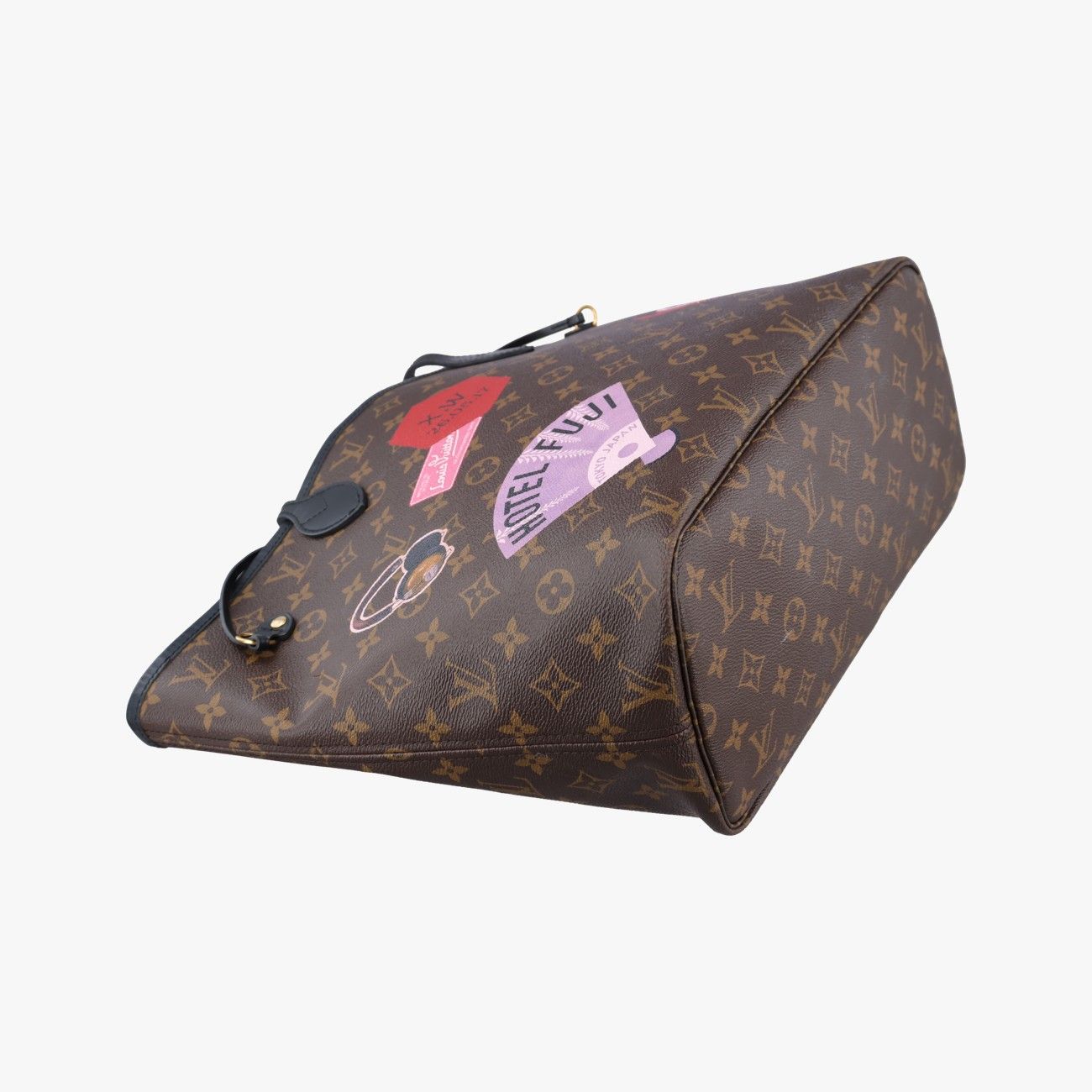 Louis Vuitton World Tour Neverfull MM Monogram Brown Canvas — view 5