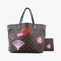 Louis Vuitton World Tour Neverfull MM Monogram Brown Canvas