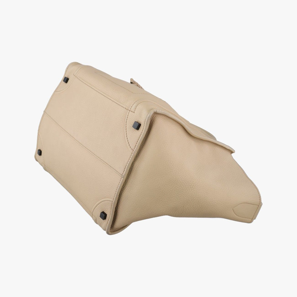 Celine Luggage Small Square Phantom Beige Leather — view 4