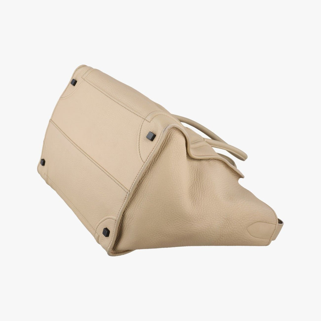 Celine Luggage Small Square Phantom Beige Leather — view 6