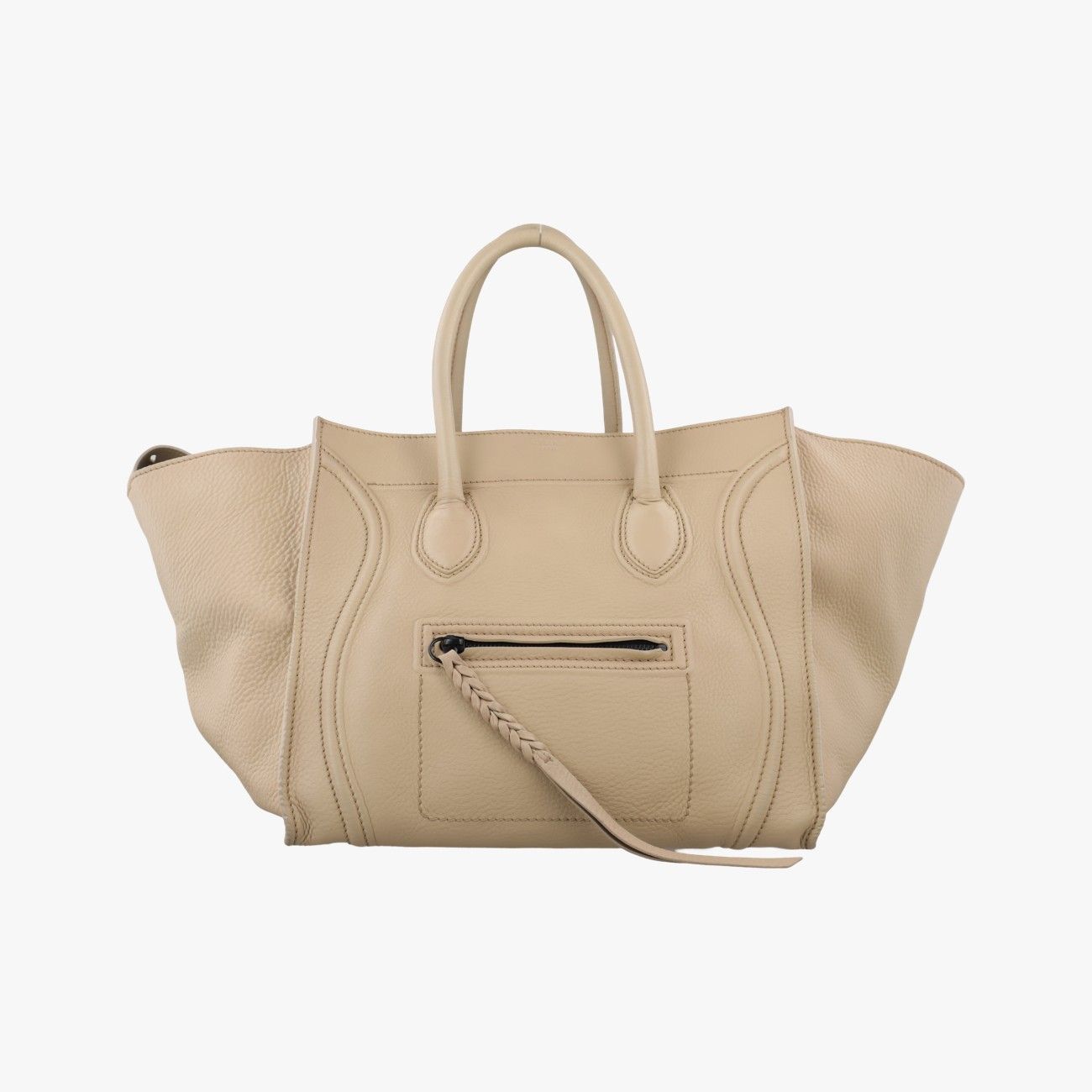 Celine Luggage Small Square Phantom Beige Leather