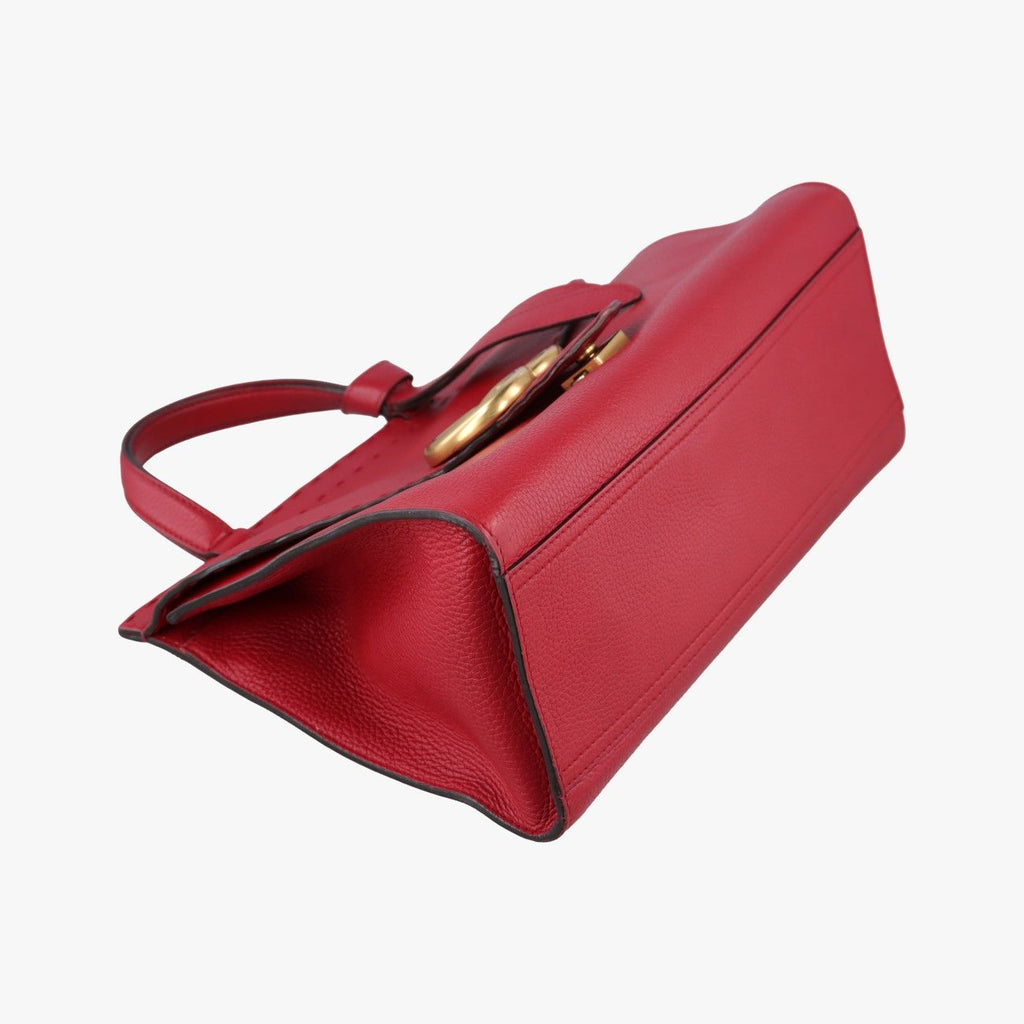 Gucci GG Marmont Red Leather Shoulder — view 5