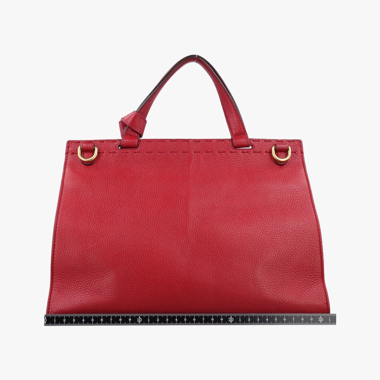 Gucci GG Marmont Red Leather Shoulder — view 2