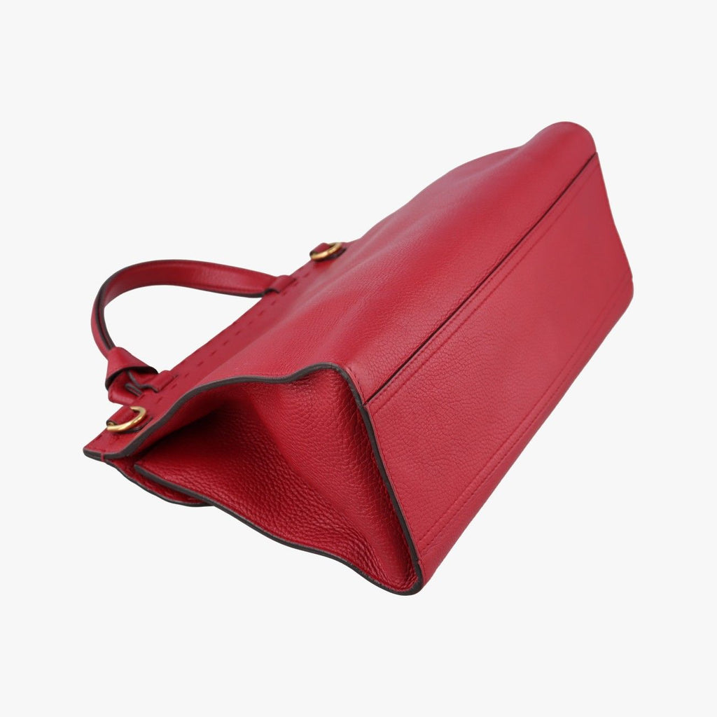 Gucci GG Marmont Red Leather Shoulder — view 7