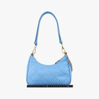 Prada Re Edition Re-Nylon Periwimble Blue Nylon Saffiano Leather Shoulder — view 2