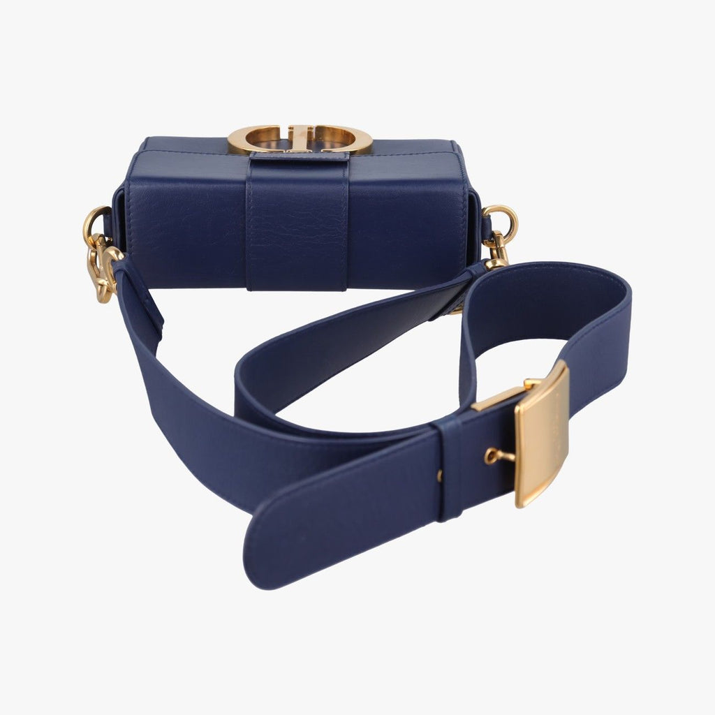 Dior 30 Montaigne Navy Leather Shoulder — view 8
