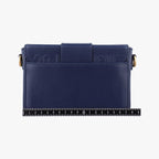 Dior 30 Montaigne Navy Leather Shoulder — view 2