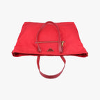 Prada Triangle Logo Red Nylon 58 C Shoulder — view 8