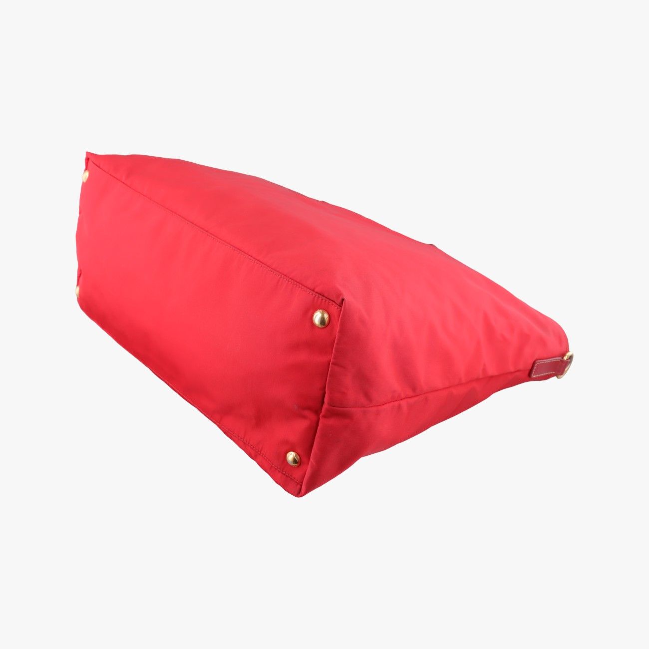 Prada Triangle Logo Red Nylon 58 C Shoulder — view 6