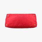 Prada Triangle Logo Red Nylon 58 C Shoulder — view 3