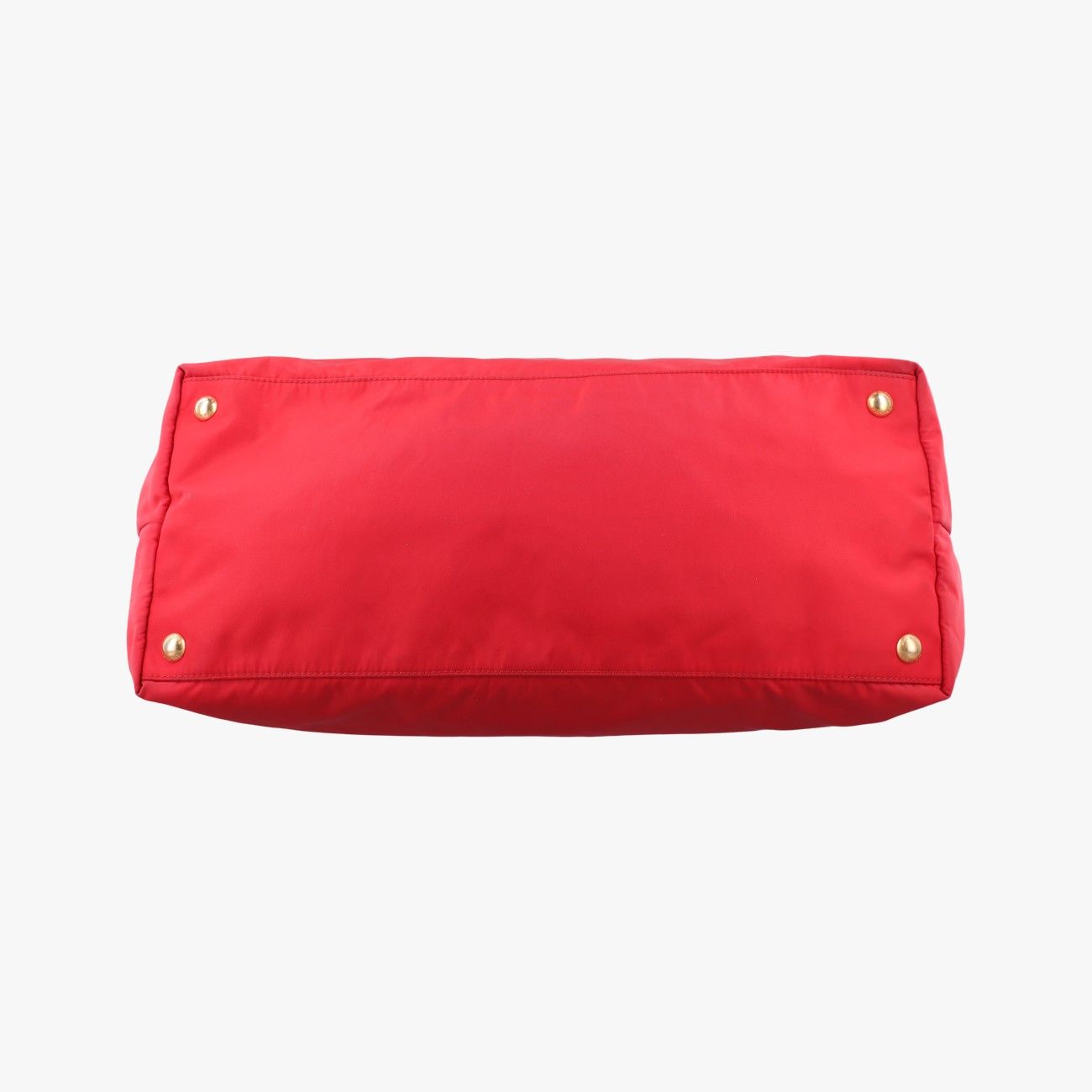 Prada Triangle Logo Red Nylon 58 C Shoulder — view 3