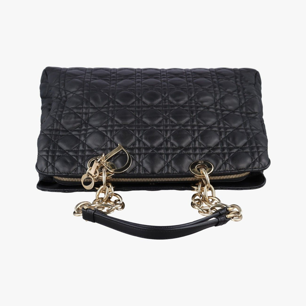 Dior Soft Black Lambskin Shoulder — view 8