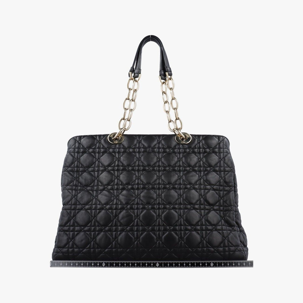 Dior Soft Black Lambskin Shoulder — view 2