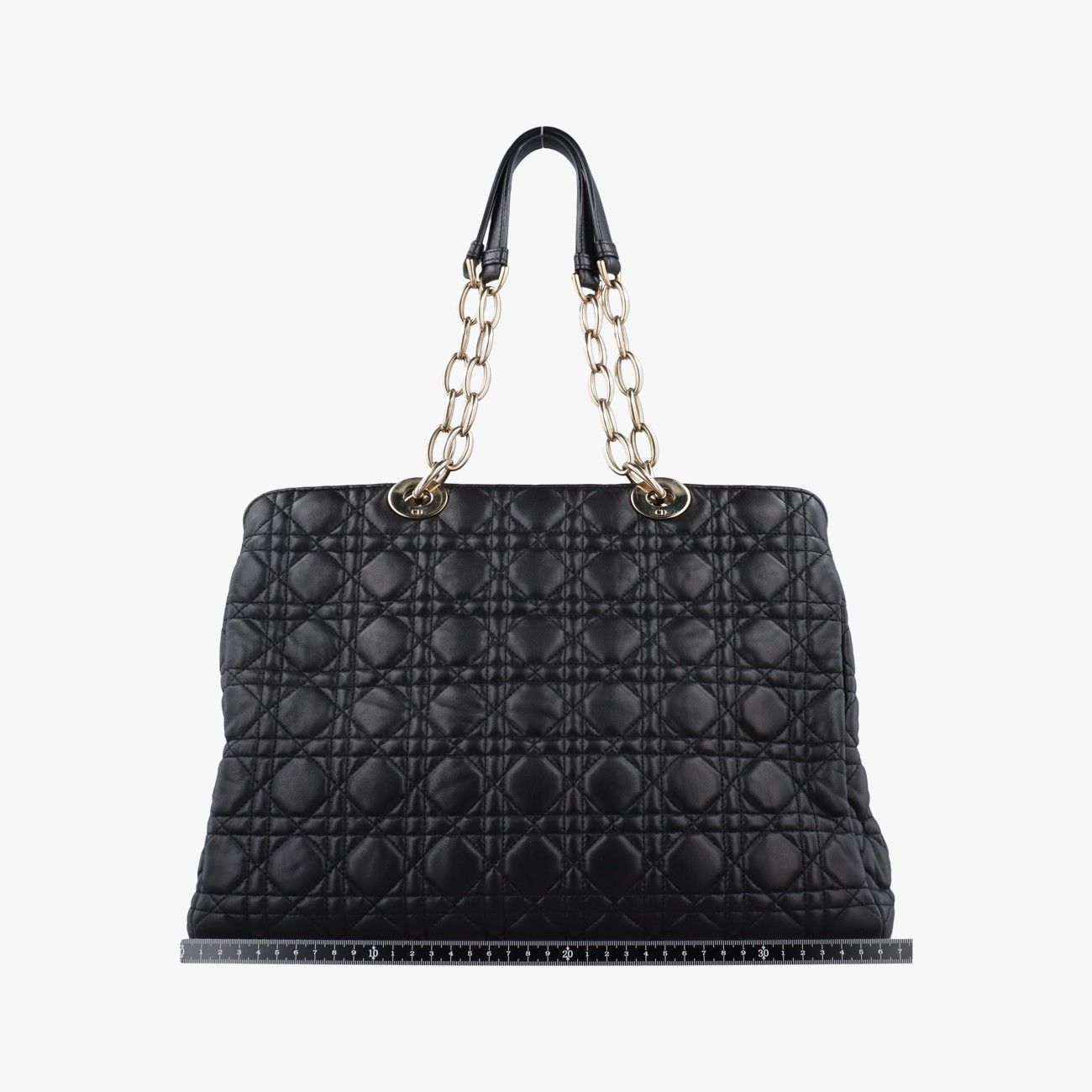 Dior Soft Black Lambskin Shoulder — view 2