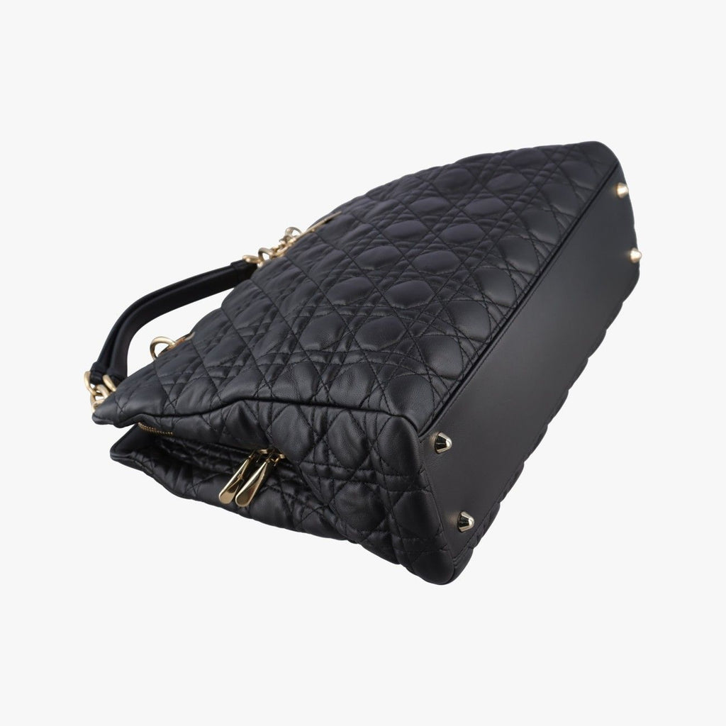 Dior Soft Black Lambskin Shoulder — view 5