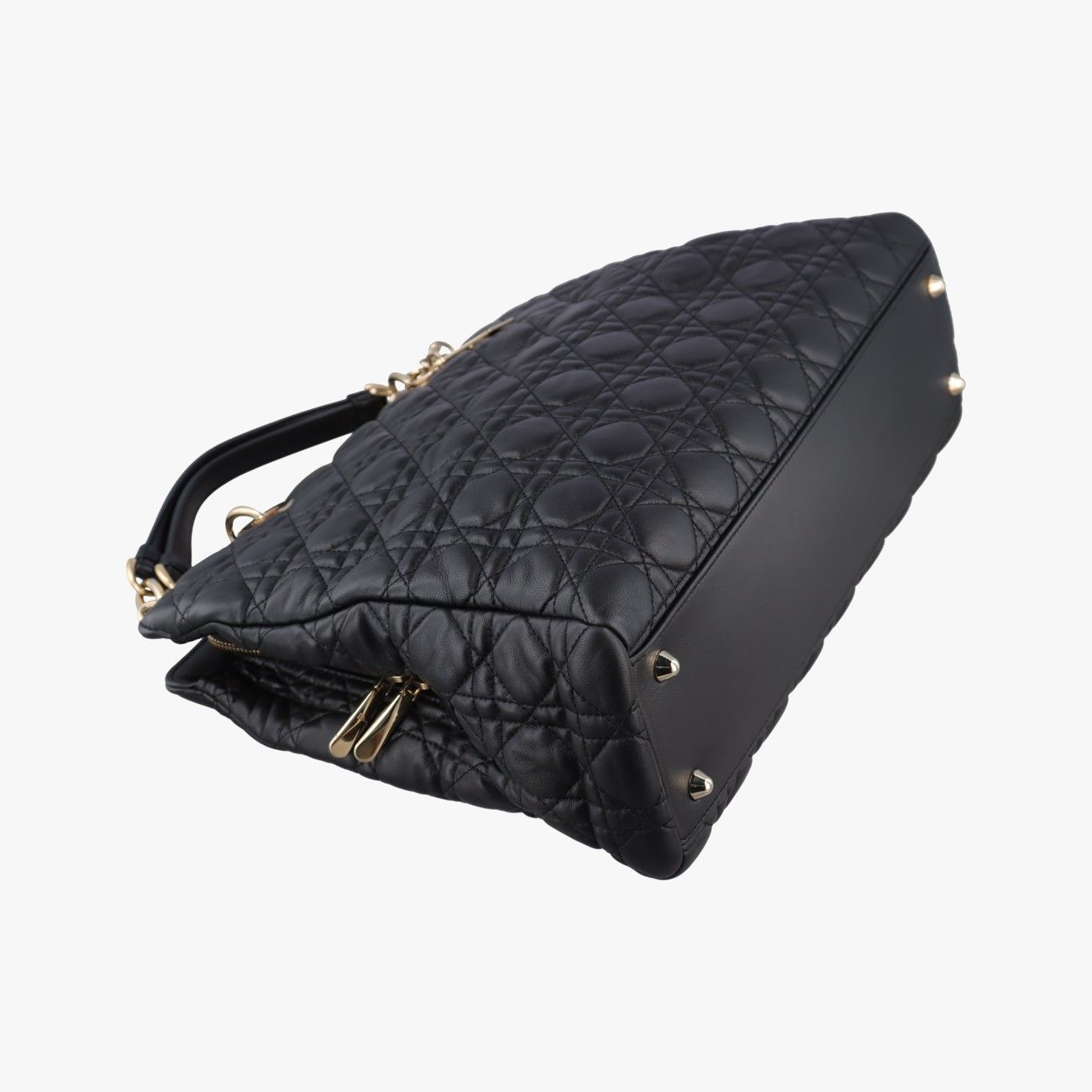 Dior Soft Black Lambskin Shoulder — view 5