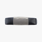 Gucci g Logo Tote Gray Navy Leather Canvas — view 3