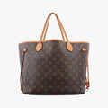 Louis Vuitton Neverfull MM Monogram Brown Canvas