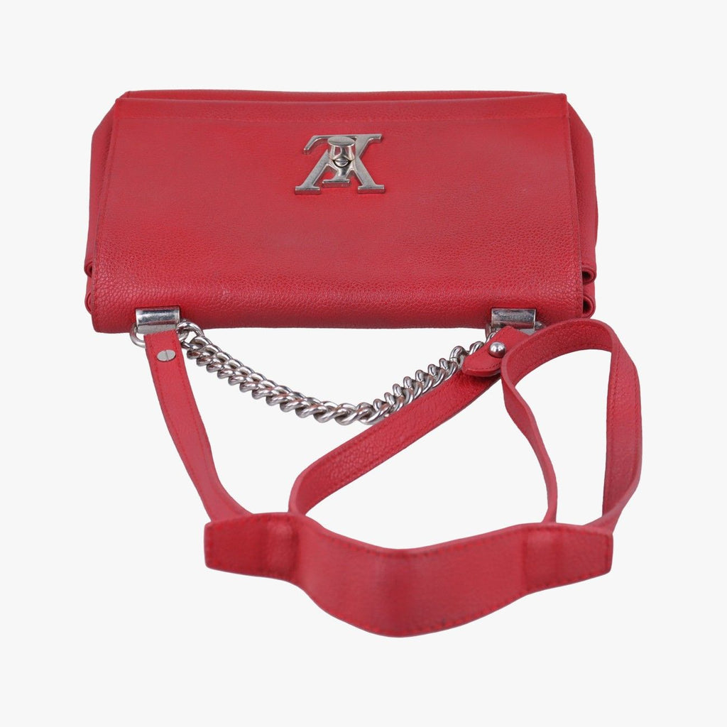 Louis Vuitton Lockme II BB Ruby Leather Shoulder — view 8
