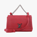 Louis Vuitton Lockme II BB Ruby Leather Shoulder
