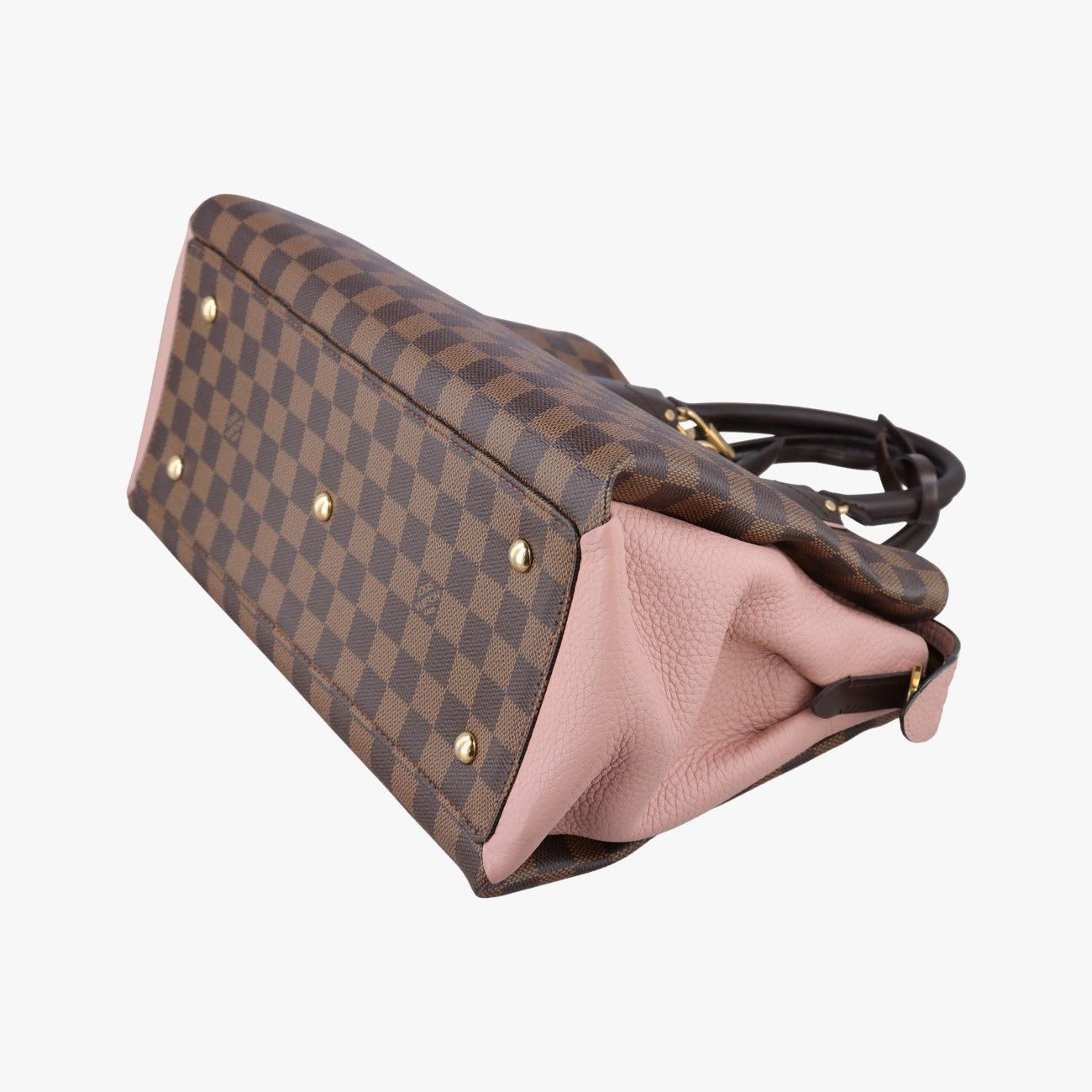 Louis Vuitton Normandy Ebene Magnolia Damier Canvas Taurillon Leather Shoulder — view 4