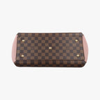 Louis Vuitton Normandy Ebene Magnolia Damier Canvas Taurillon Leather Shoulder — view 3
