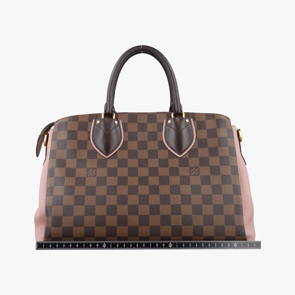 Louis Vuitton Normandy Ebene Magnolia Damier Canvas Taurillon Leather Shoulder — view 2