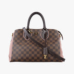 Louis Vuitton Normandy Ebene Magnolia Damier Canvas Taurillon Leather Shoulder