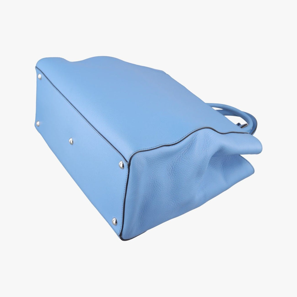 Fendi Toujour Blue Leather Shoulder — view 6
