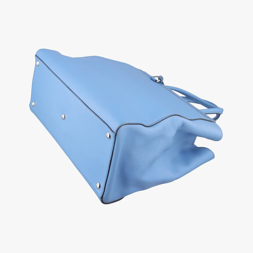 Fendi Toujour Blue Leather Shoulder — view 4